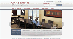 Desktop Screenshot of chastains.com