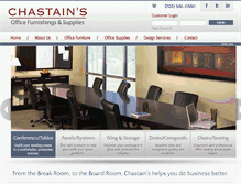 Tablet Screenshot of chastains.com